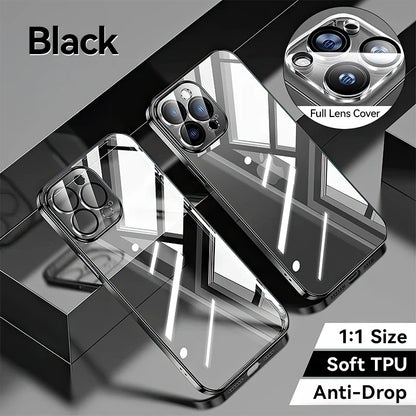 Ultra-Clear TPU Case for iPhone 14| 15 |16 – Slim, Shockproof & Camera Protected - (AR1020)