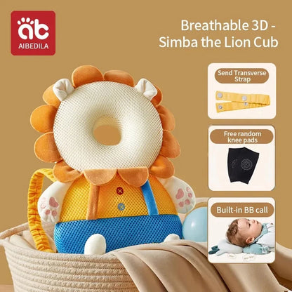 Cute baby head guard design for babies learning to walk