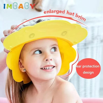 Baby Shower Cap for Toddlers – Amiriva Hippo Bath Visor Keeps Water & Shampoo Out of Baby’s Eyes - (BBY102)