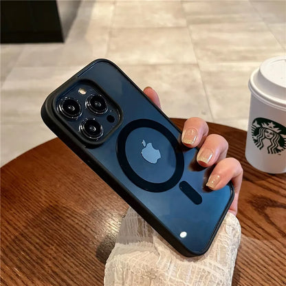 Luxury Magnetic Wireless Charging Case For Magsafe for iPhone - (SF1019A)