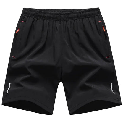 Amiriva men's breathable summer sports shorts with elastic waist, solid color design, and sizes up to 8XL for casual and athletic wear