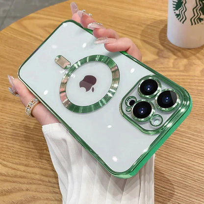 Amiriva - Luxury Plating For Magsafe Magnetic Case For iPhone - (SF1004C)