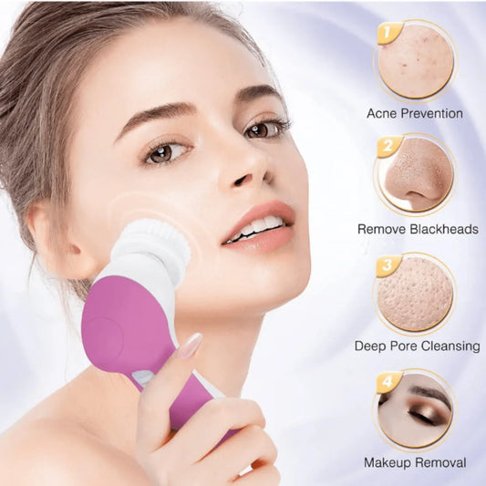 Amiriva 5-in-1 Facial Massager with multiple functions for deep cleansing and skin care
