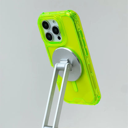 Neon Bumper Clear MagSafe iPhone Case – Shockproof & Wireless Charging Compatible- (NC1001)
