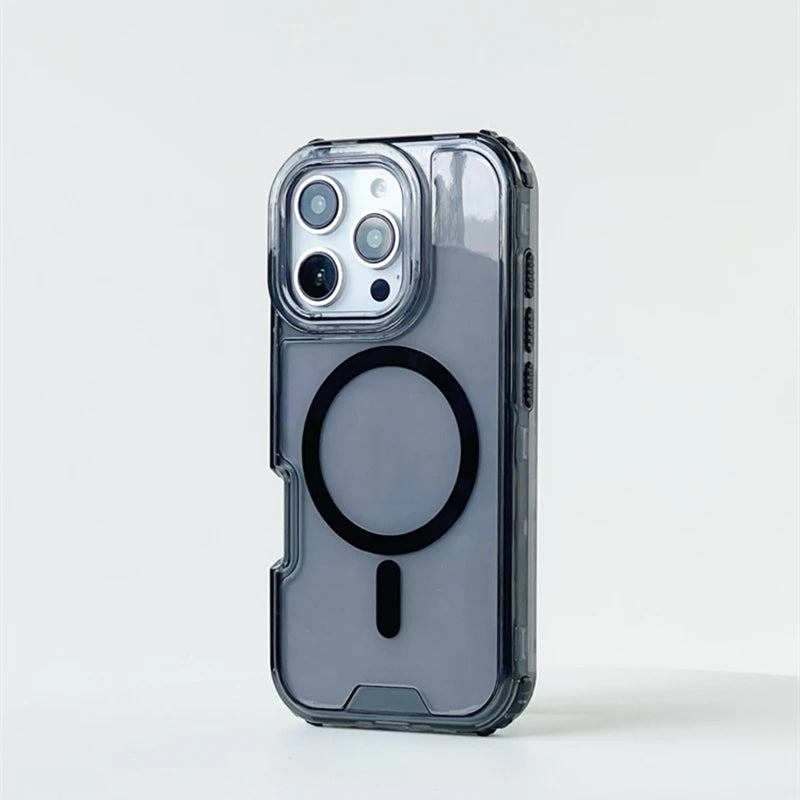 Neon Bumper Clear MagSafe iPhone Case – Shockproof & Wireless Charging Compatible- (NC1001)
