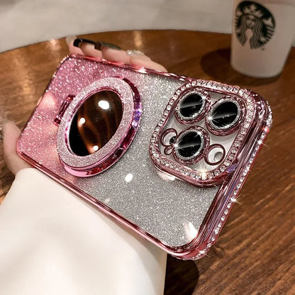 Luxury Diamond Clear Glitter MagSafe Case – Jewelled Protective Cover for All iPhone Models + Free Shipping - (SN1014)