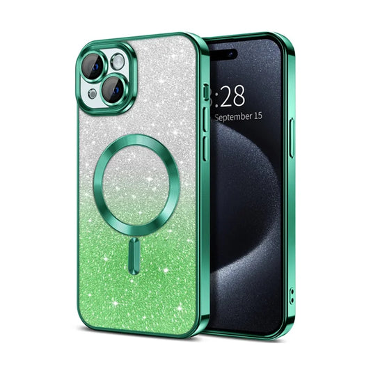 Luxury Plating Glitter Magnetic Case For iPhone - (SF101B)