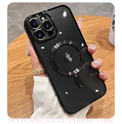 Luxury Plating Magsafe Case For iPhone - (SF1014)