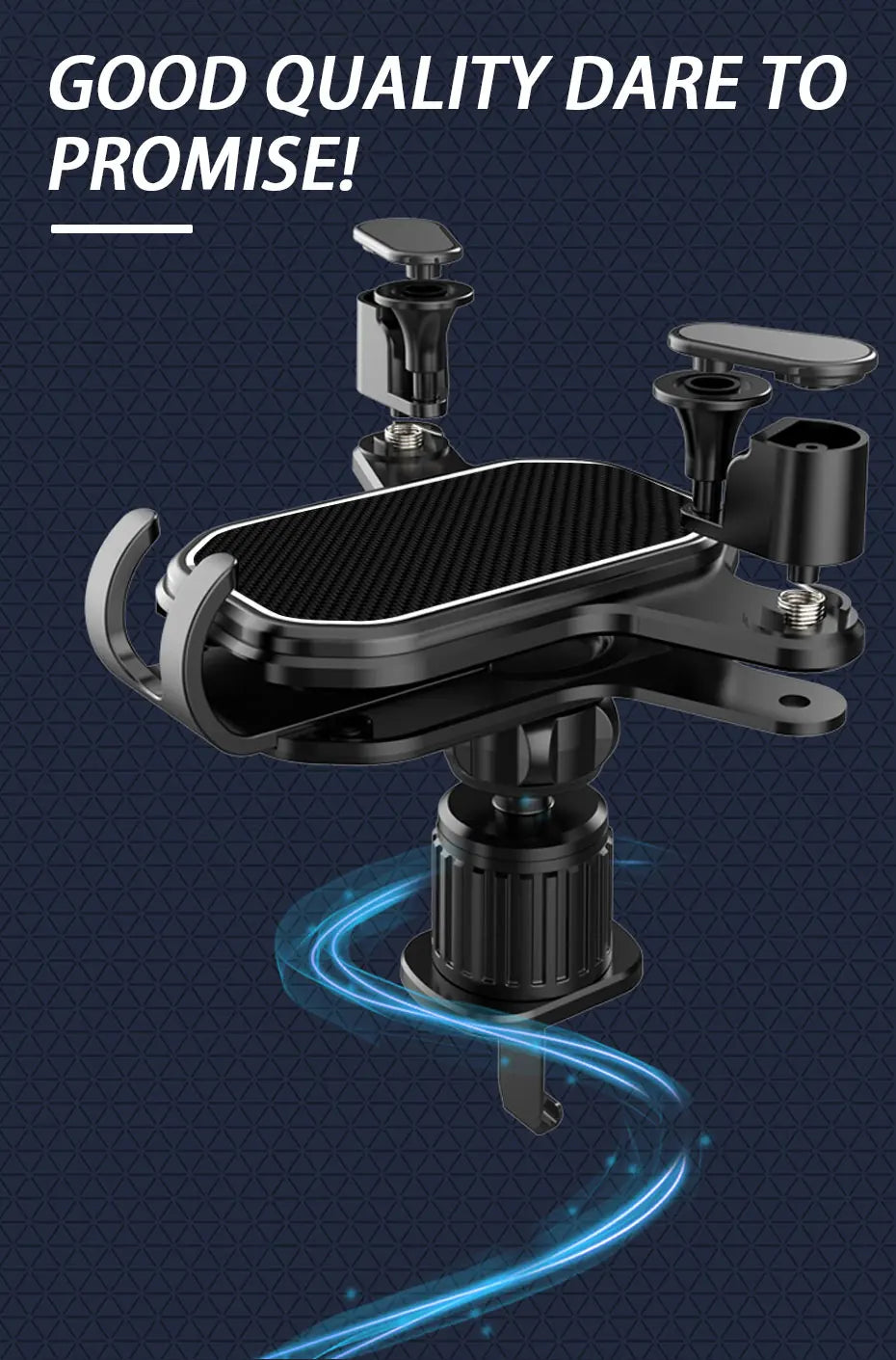 Amiriva Gravity Car Phone Holder – Triangular Air Vent Mount for Samsung, Xiaomi, Huawei