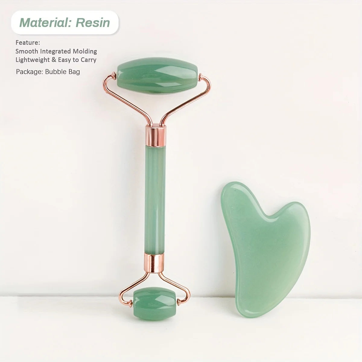 Amiriva Roller & Gua Sha Facial Massage Tools for Skincare