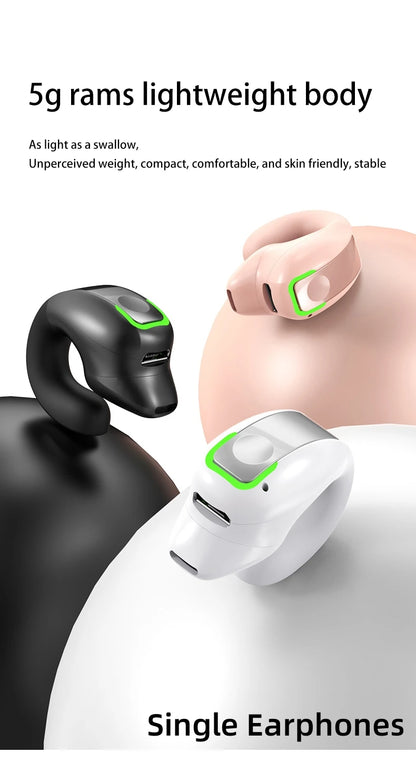 Ear Clip Bluetooth Wireless Earphones – Sport, Office & Leisure with Long Battery Life (AR1081)