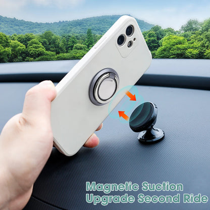 Amiriva Magnetic Rotatable Mobile Phone Holder Stand for iPhone & Samsung – Zinc Alloy, Self-Adhesive, Lazy Bracket