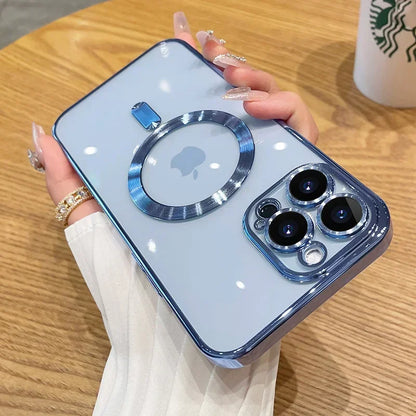 Amiriva - Luxury Plating For Magsafe Magnetic Case For iPhone - (SF1004C)