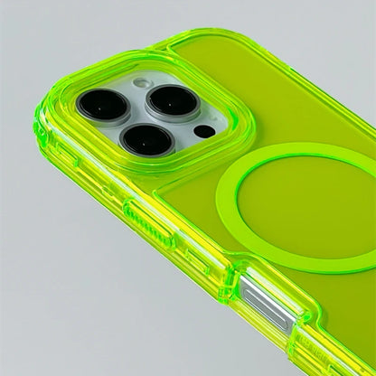 Neon Bumper Clear MagSafe iPhone Case – Shockproof & Wireless Charging Compatible- (NC1001)