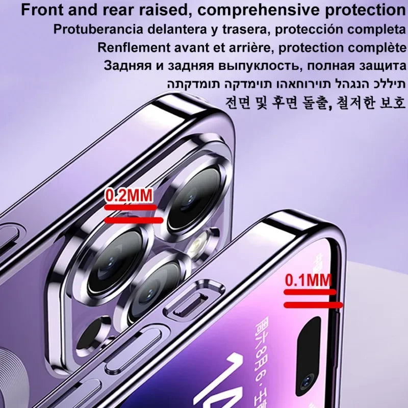 Amiriva - Luxury Plating For Magsafe Magnetic Case For iPhone - (SF1004C)