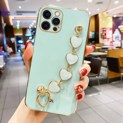 Amiriva Trendy iPhone Bracelet Case with Love Heart Charm