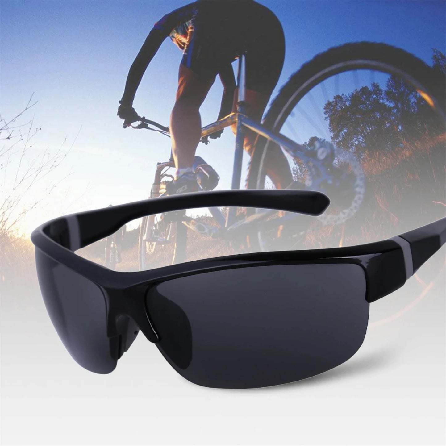 Amiriva unisex sport sunglasses with UV400 protection, lightweight polycarbonate frame, ideal for cycling, golf, and outdoor sports
