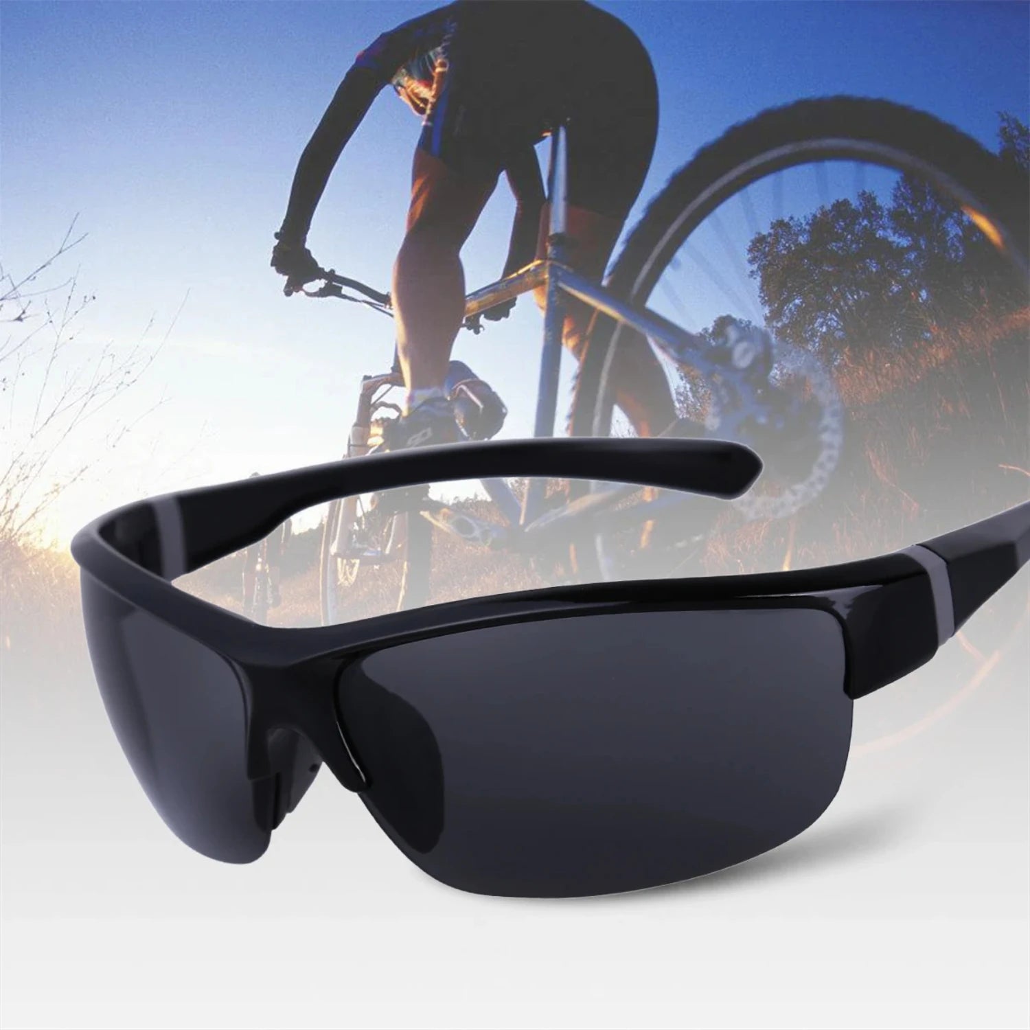 Amiriva unisex sport sunglasses with UV400 protection, lightweight polycarbonate frame, ideal for cycling, golf, and outdoor sports