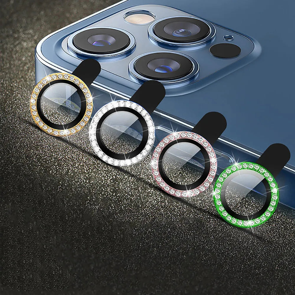 Amiriva Shockproof Diamond Cut Camera Lens Protector – Easy Installation