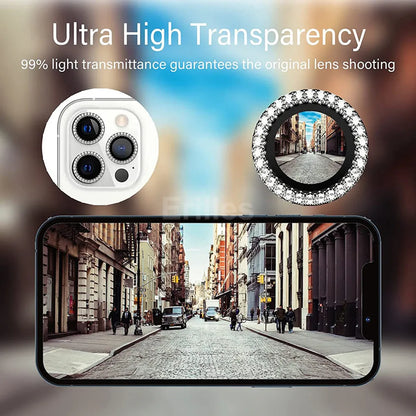 Amiriva Shockproof Diamond Cut Camera Lens Protector – Easy Installation