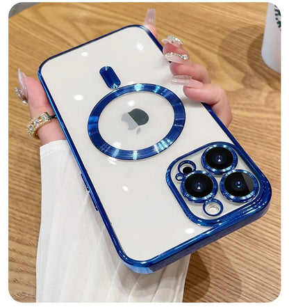 Luxury Plating Magsafe Case For iPhone - (SF1014)
