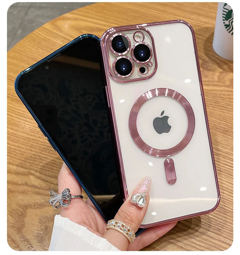 Luxury Plating Magsafe Case For iPhone - (SF1014)