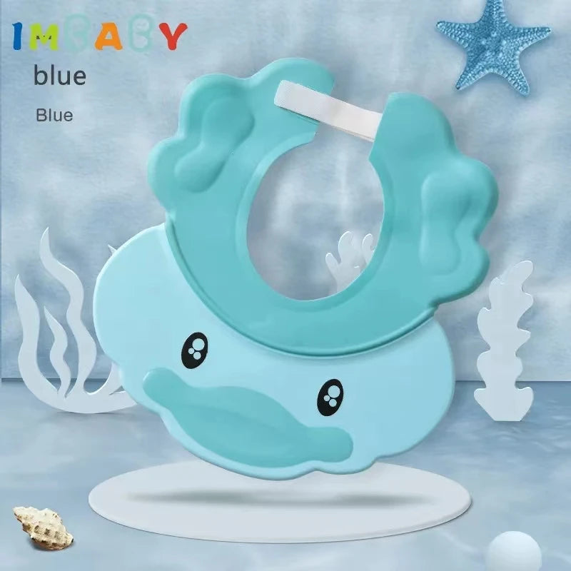 Baby Shower Cap for Toddlers – Amiriva Hippo Bath Visor Keeps Water & Shampoo Out of Baby’s Eyes - (BBY102)