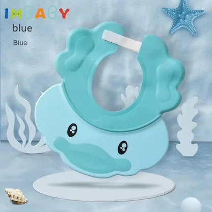 Baby Shower Cap for Toddlers – Amiriva Hippo Bath Visor Keeps Water & Shampoo Out of Baby’s Eyes - (BBY102)