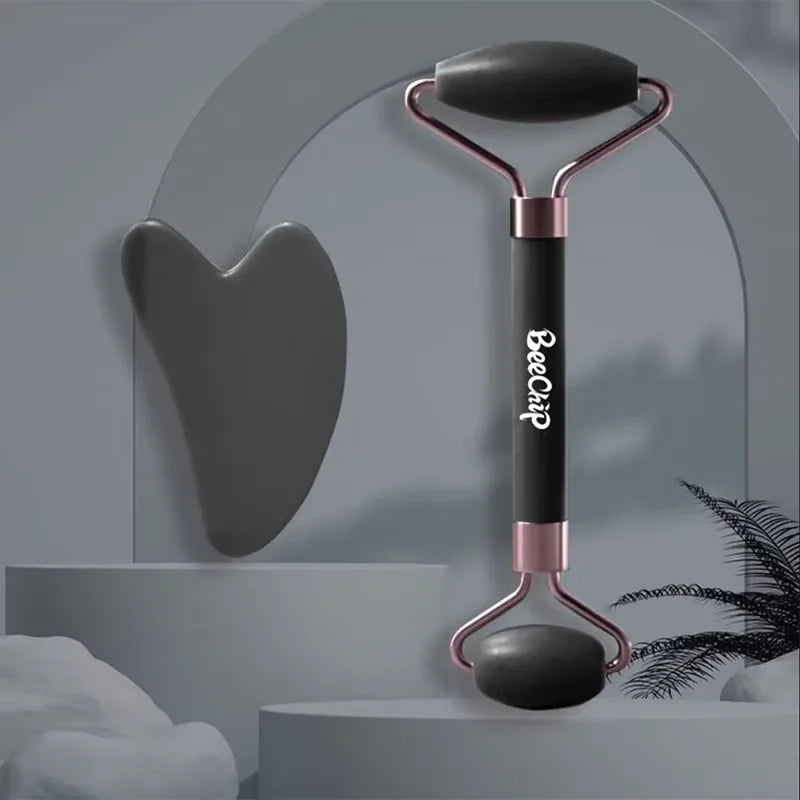 Amiriva Roller & Gua Sha Facial Massage Tools for Skincare