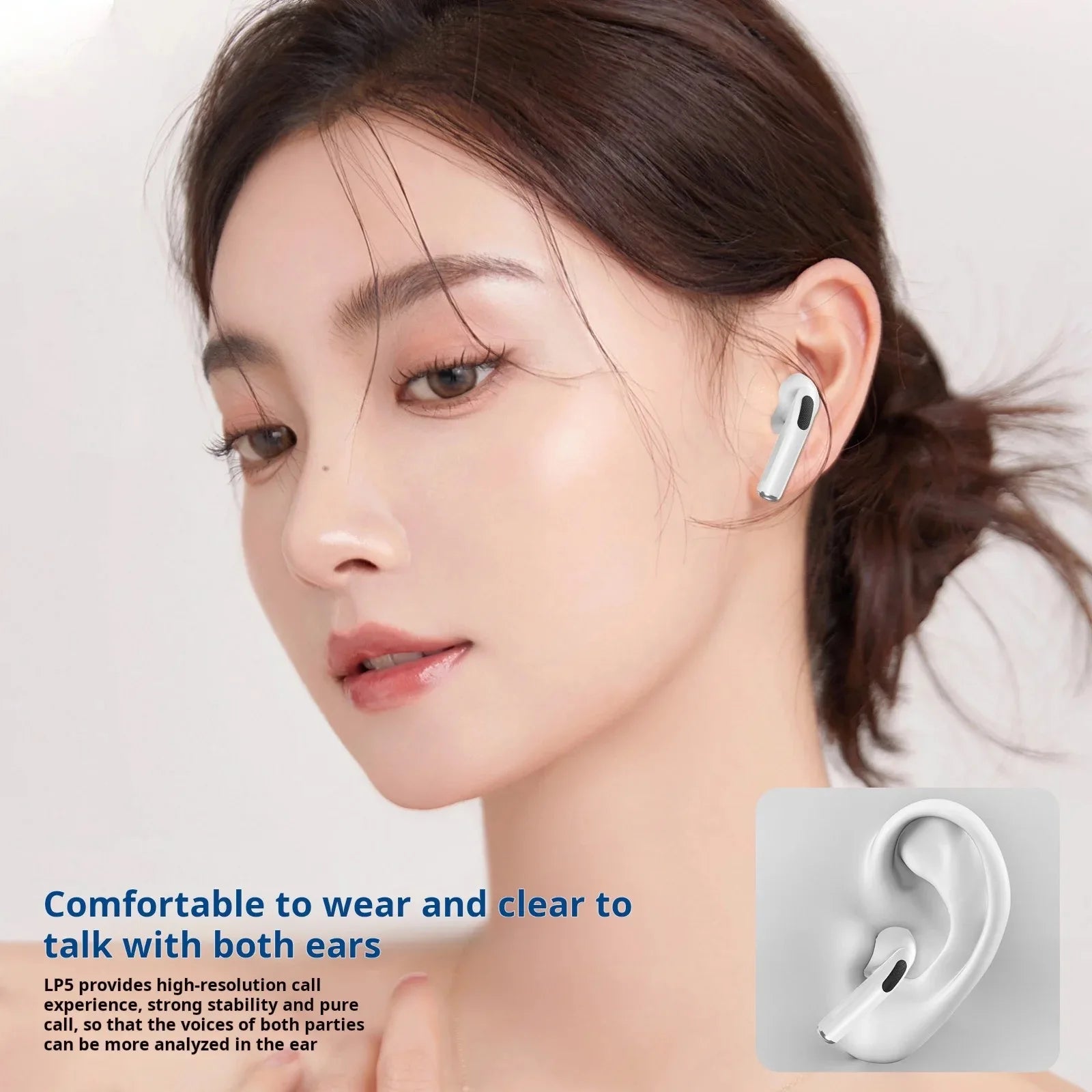 Amiriva Original Air Pro TWS Bluetooth 5.3 Earbuds with Charging Case and Mic – Compatible with iPhone and Android