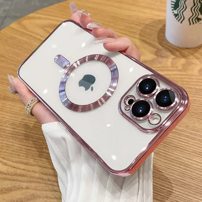 Amiriva - Luxury Plating For Magsafe Magnetic Case For iPhone - (SF1004C)