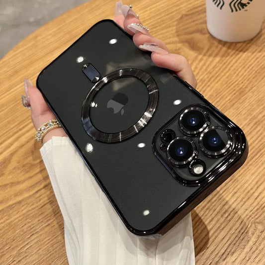 Luxury Magnetic Plating Case For iPhone - (SF1006C)
