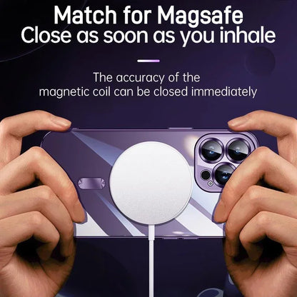 Amiriva - Luxury Plating For Magsafe Magnetic Case For iPhone - (SF1004C)