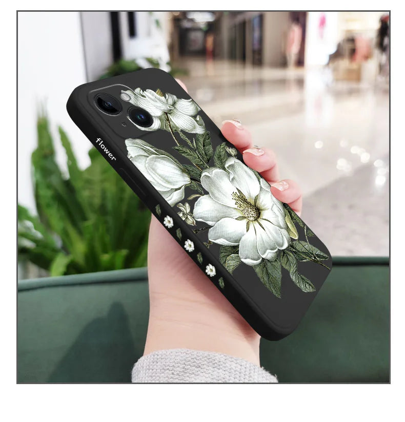 Amiriva Lightweight dustproof floral phone case – pastel flower design