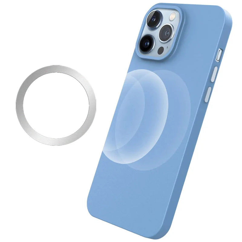 Amiriva Magnetic Wireless Charging Iron Plate Ring – Magsafe Accessory for iPhone, Samsung, Xiaomi