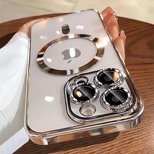 Amiriva - Luxury Plating For Magsafe Magnetic Case For iPhone - (SF1004C)