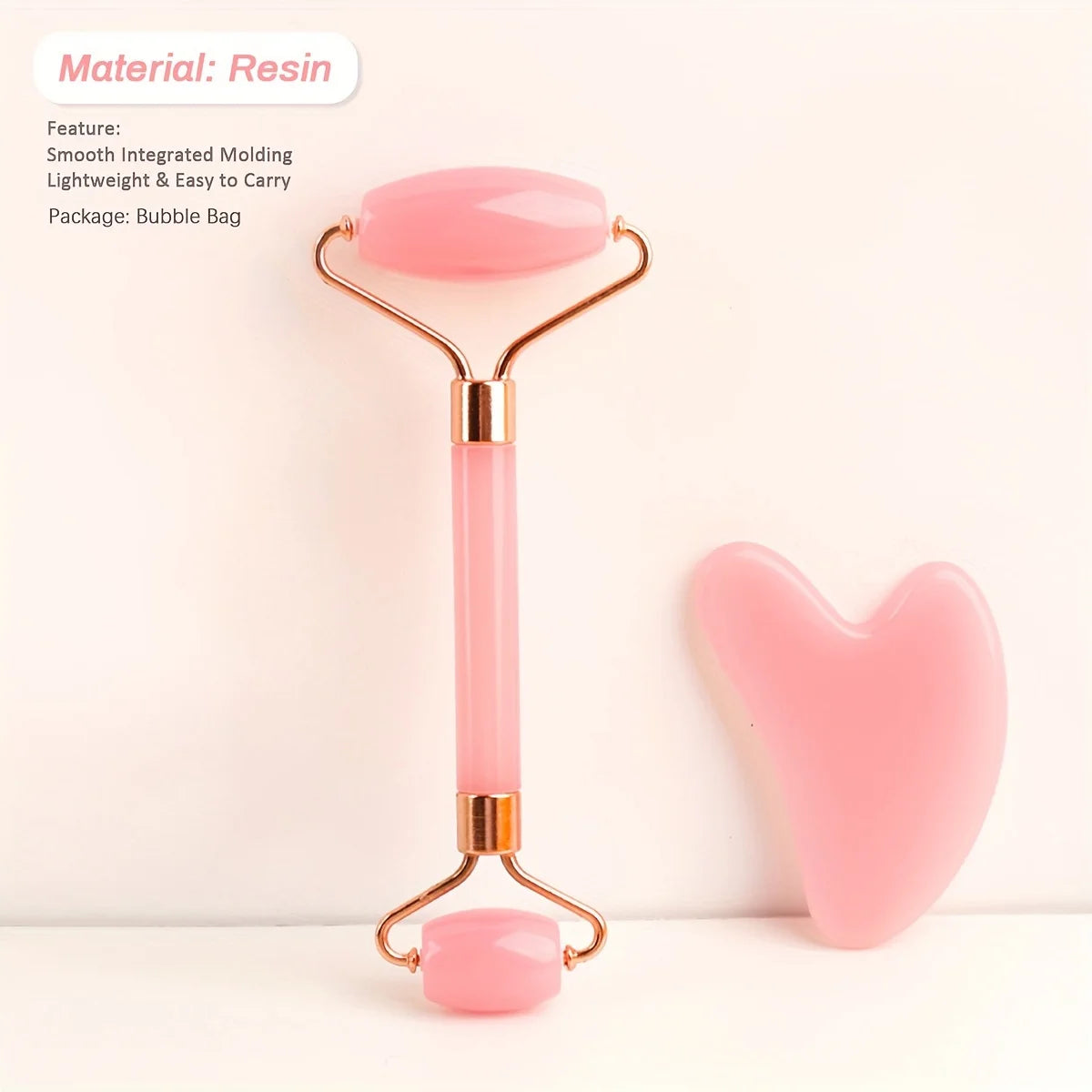 Amiriva Roller & Gua Sha Facial Massage Tools for Skincare