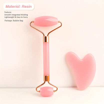 Amiriva Roller & Gua Sha Facial Massage Tools for Skincare
