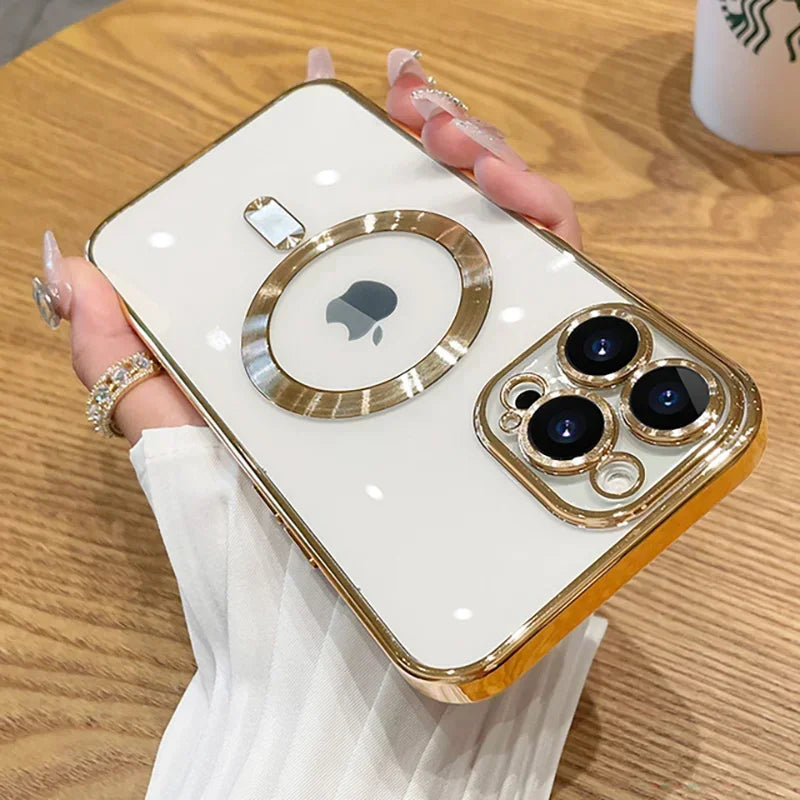 Amiriva - Luxury Plating For Magsafe Magnetic Case For iPhone - (SF1004C)