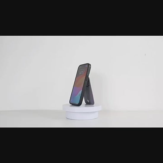 Shockproof TPU iPhone case with ring stand and wallet