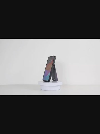 Shockproof TPU iPhone case with ring stand and wallet